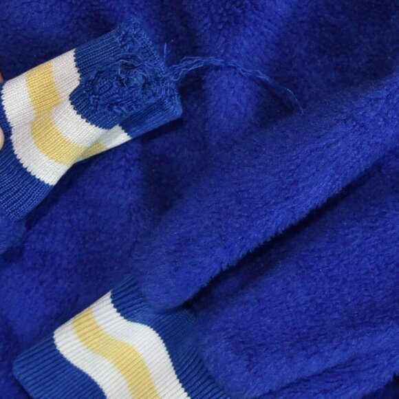 Vintage Cheer Jacket Women S-M Royal Gold Blue Varsity Lettermans Cheerleading - Picture 11 of 11